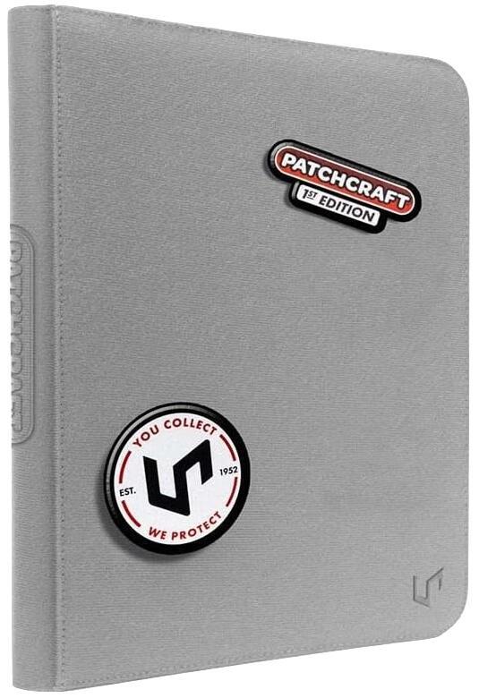 Patch Binder PATCHCRAFT 9-Pocket Zippered PRO-Binder - Gray - Ultra Pro Binder ...