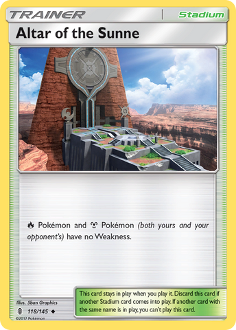 Altar of the Sunne (118/145) [Sun & Moon: Guardians Rising]