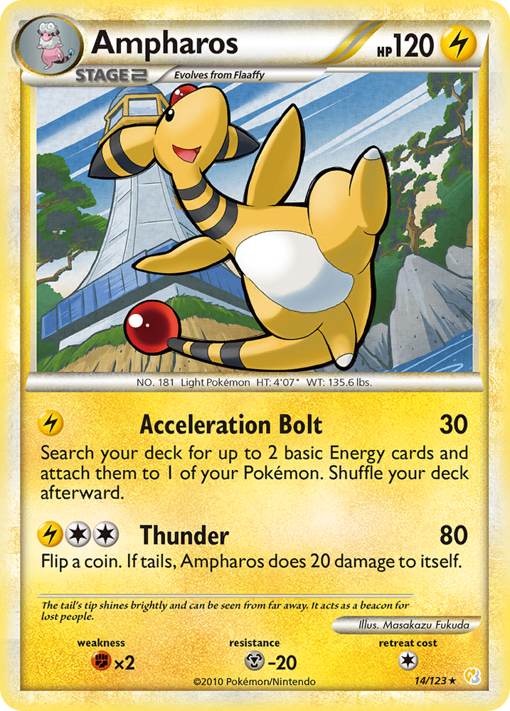 Ampharos (14/123) [HeartGold & SoulSilver: Base Set]