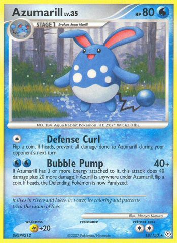 Azumarill (18/130) [Diamond & Pearl: Base Set]